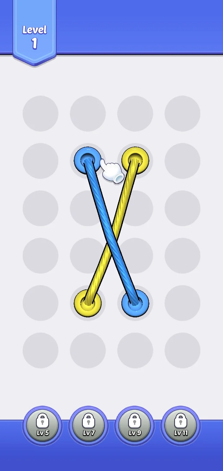 Rope wrapped around a cylindrical obstacle, showing where the strand contacts the surface